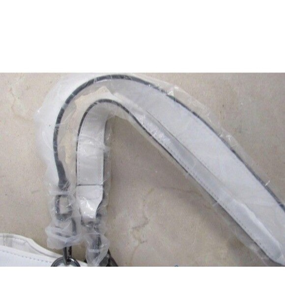 New Simply Vera Vera Wang Boswell White Basketweave Tote chiccore - Picture 4 of 6